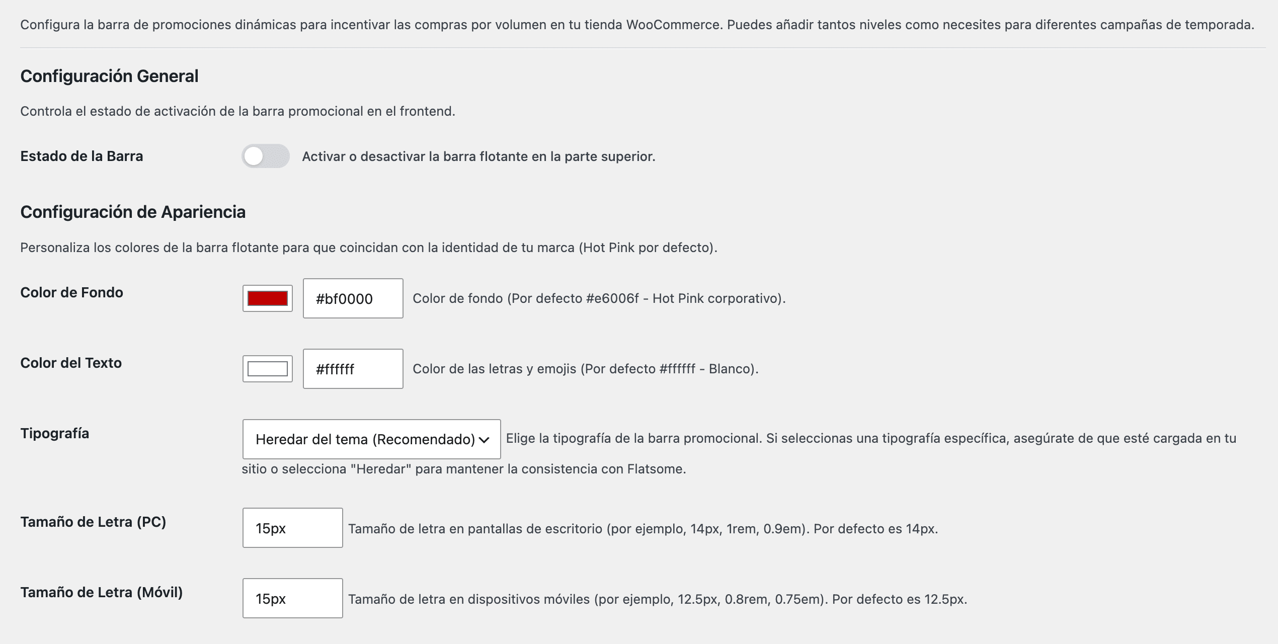 Screenshot 1 de Zaphira Promo Bar