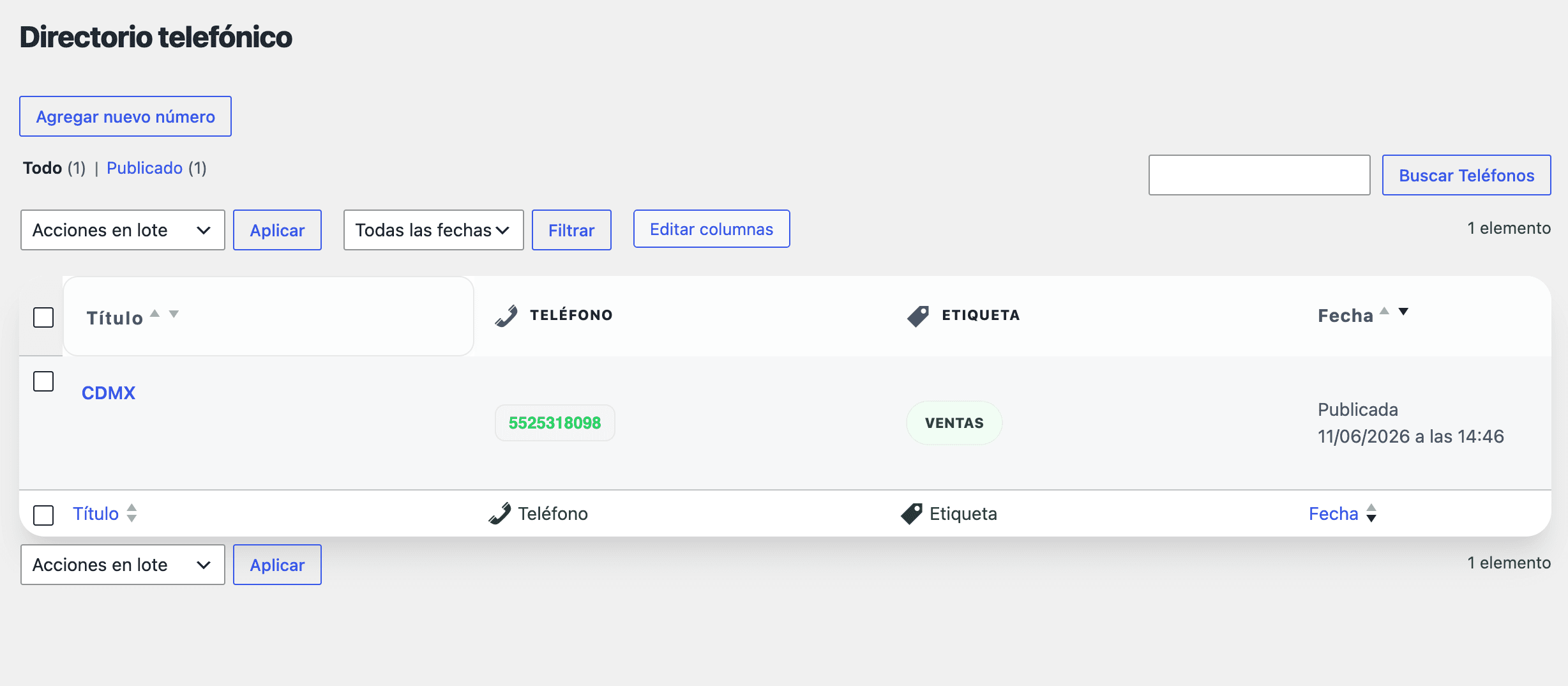 Screenshot 1 de Plugin Form to Whats for Elementor